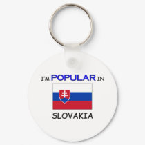 I'm Popular In SLOVAKIA keychains by flagshirt I'm Popular In SLOVAKIA keychains