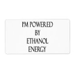 I'm Powered By Ethanol Energy Shipping Labels