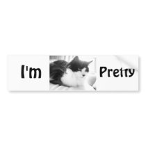 "I'm Pretty" bumper stickers