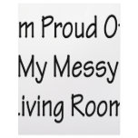 I'm Proud Of My Messy Living Room Personalized Letterhead