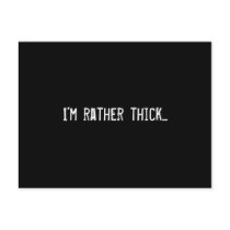 I'm rather thick... postcards