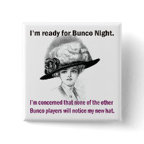 i'm ready for Bunco night. Button