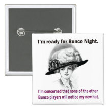 i'm ready for Bunco night. Button