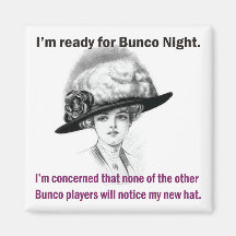 i'm ready for Bunco night. Magnets