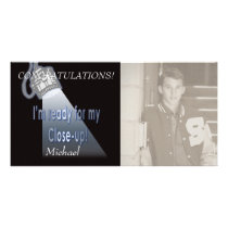 "I'm Ready for my Close-up" Photo Card Template