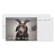 I'm ready, Rudolph! Picture Card