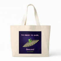 I'm ready to shop, Dahling! tote bag by Area52Q I'm ready to shop, Dahling! tote bag