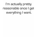 I'm Reasonable t-shirts