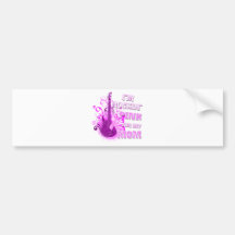 I'm Rockin' Pink for my Mom Bumper Stickers