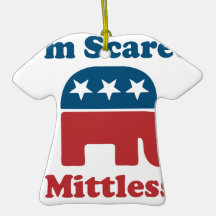 I'm Scared Mittless Christmas Tree Ornament
