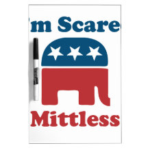 I'm Scared Mittless Dry-Erase Whiteboard