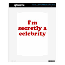 Im Secretly a Celebrity Decal For NOOK
