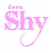 IM SHY - Super Cute Tee Shirt by WordyTees IM SHY - Super Cute Tee Shirt