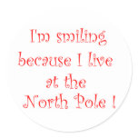 I'm smiling because...-stickers I'm smiling because...-stickers