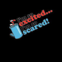 I'm so Excited I'm So Scared t-shirts