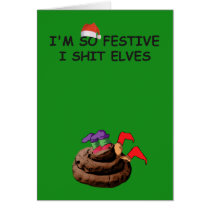 I'm so festive Christmas cards