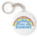 I'm so fuckin happy keychains by ironydesign I'm so fuckin happy keychains