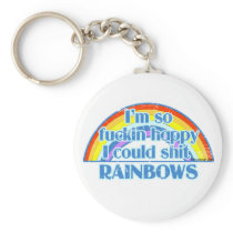 I'm so fuckin happy keychains