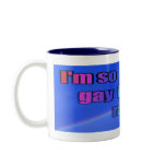 I'm so gay I shit rainbows! Mugs