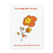 I'm So Happy That I met You... Postcard