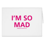 I'm so madly in love with you-Valentines Day Card cards