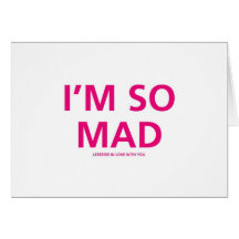 I'm so madly in love with you-Valentines Day Card