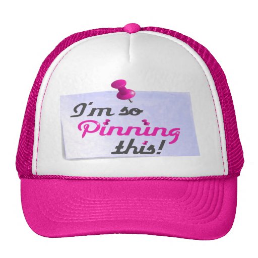 I'm So Pinning This Trucker Hat (pink)