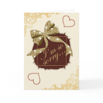 I'm so sorry... Card