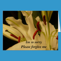 Im so sorry Please forgive me cards