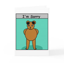 I'm Sorry Card