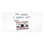 I'm sorry I didn't get your messages Picture Card