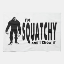I'm Squatchy Kitchen Towels