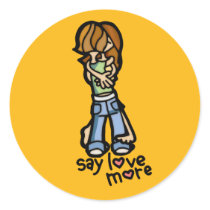 I'm sticking like glue to you. stickers