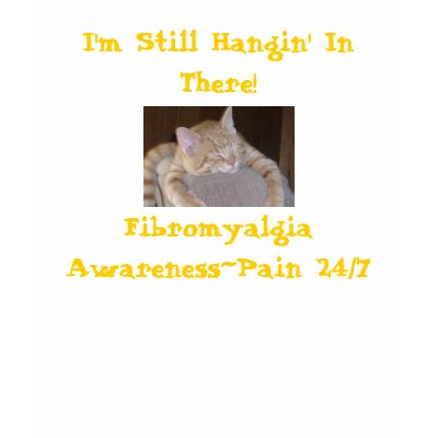 I'm Still Hangin' In There!, Fibro... Tshirt by pammys