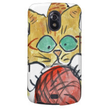 I'm stuck ion the yarn meows the kitten galaxy nexus cases