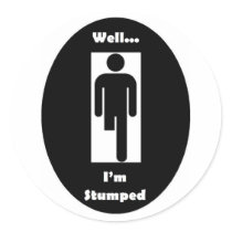 I'm Stumped Stickers
