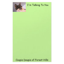I'm Talking To You, Coupie Doupie of ... stationery