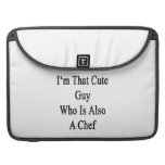 I'm That Cute Guy Who Is Also A Chef Sleeves For MacBooks