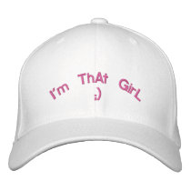 I'm ThAt GirL ;) embroidered hats