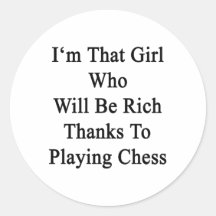 I'm That Girl Who Will Be Rich Thanks To Playing C Stickers