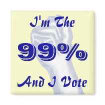 I'm The 99% Refrigerator Magnets