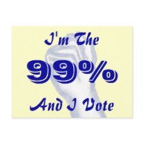 I'm The 99% Post Cards