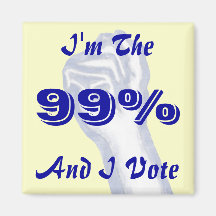 I'm The 99% Refrigerator Magnets