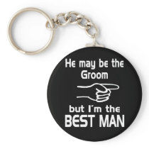 I'm the Best Man Keychain