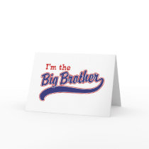 I'm the big brother greeting card