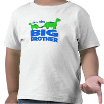 I'm the BIG Brother! Custom Dinosaur Design T-shirts