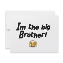 Im the big brother custom invitations
