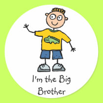 I'm the Big Brother stickers by tshirtfun I'm the Big Brother stickers
