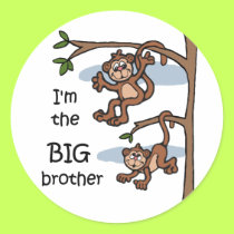 I'm the Big Brother stickers by tshirtfun I'm the Big Brother stickers