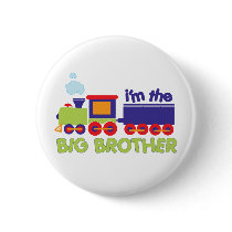I'm the Big Brother Train T-shirt Buttons